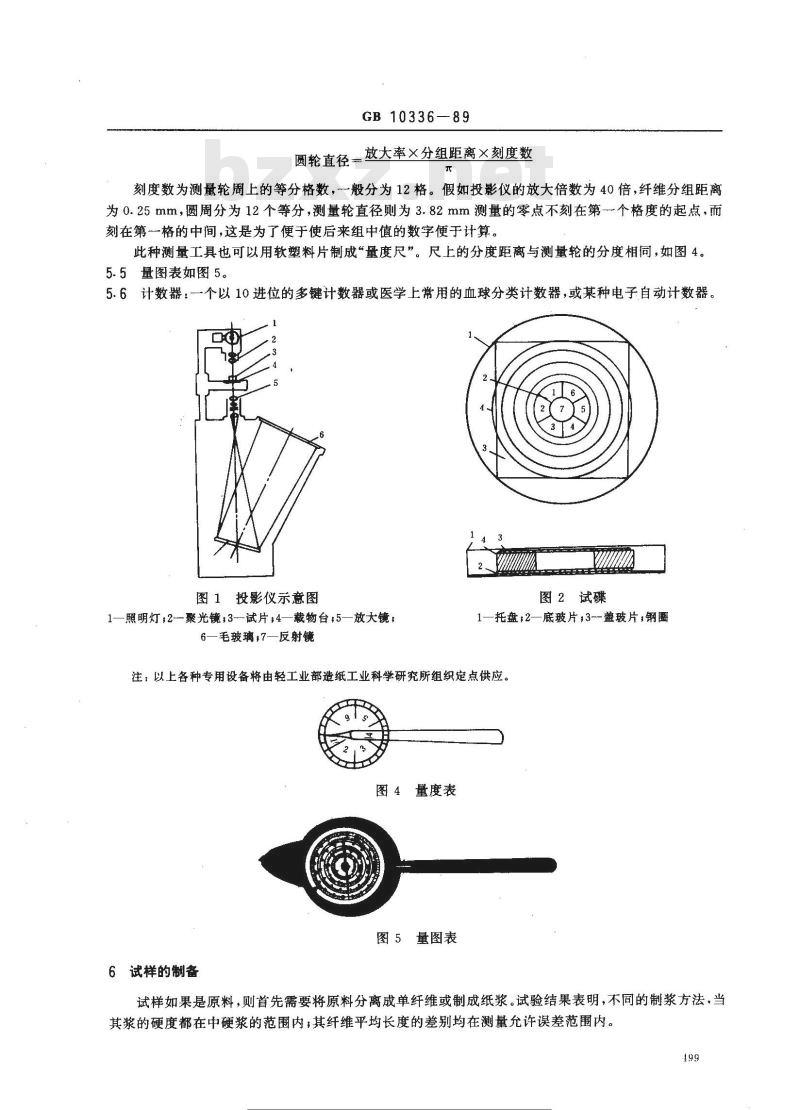 GB/T 10336-1989 造纸纤维长度测定方法