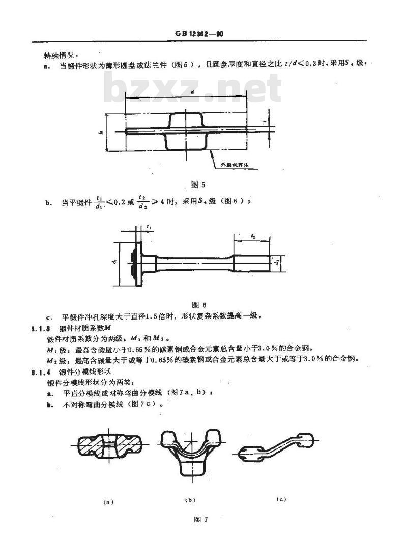 GB/T 12362-1990 钢质模锻件 公差及机械加工余量