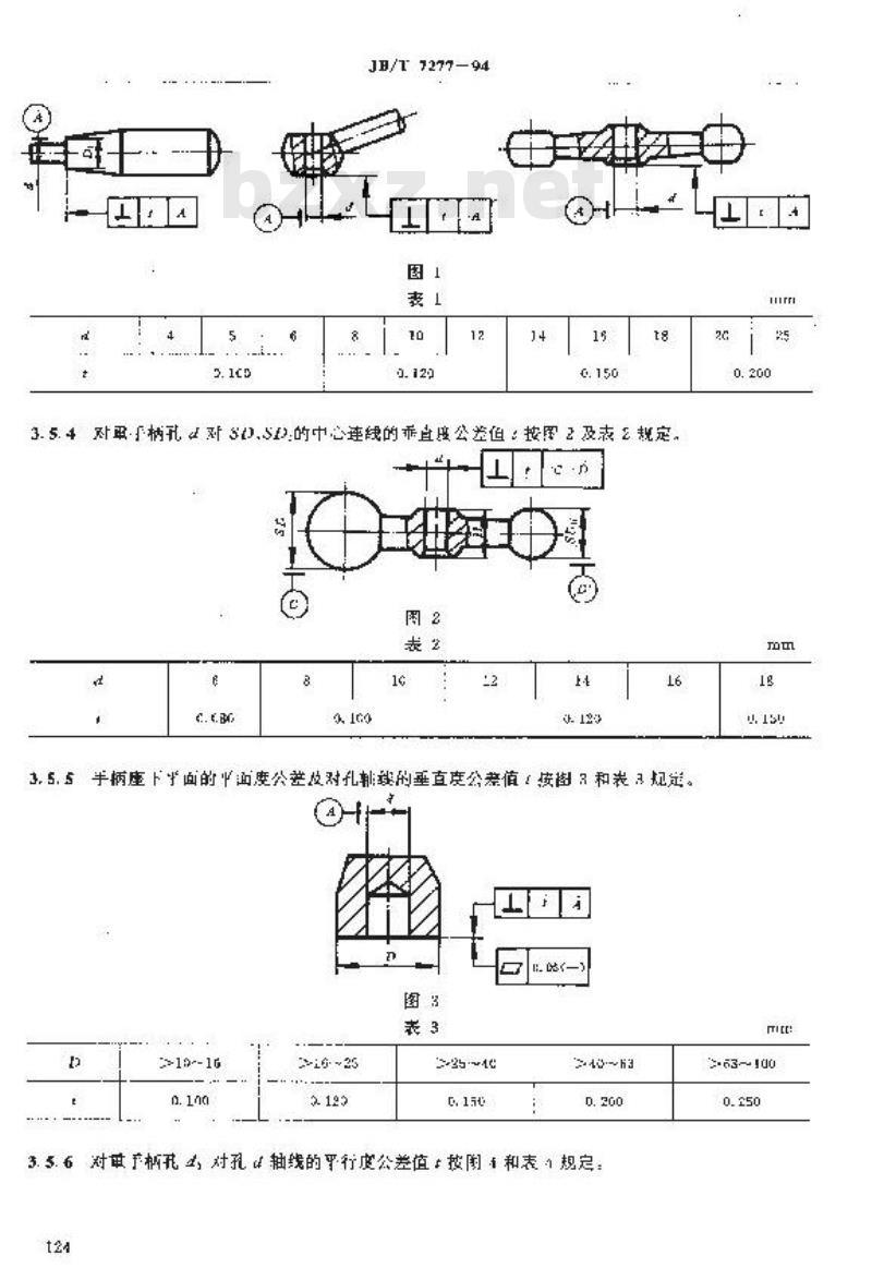 JB/T 7277-1994 操作件技术条件