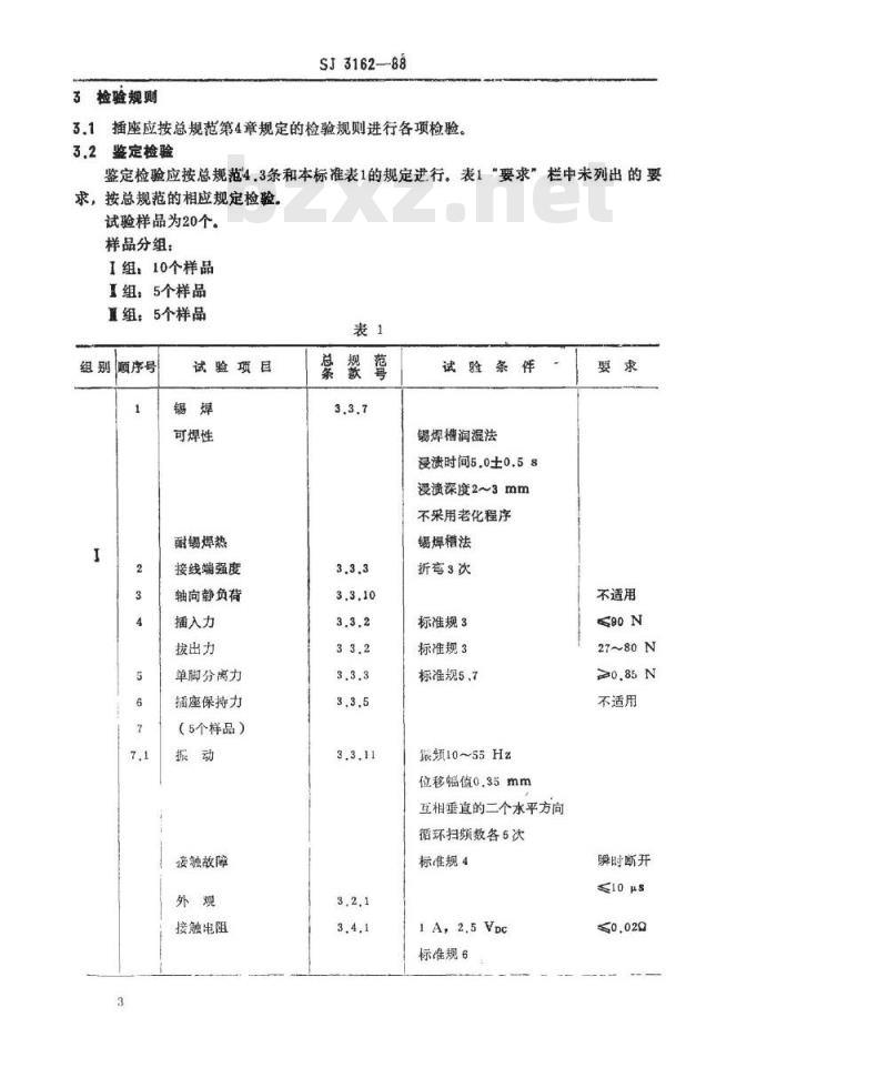 SJ 3162-1988 ＧＺＳ１０－２－２型彩色显像管插座