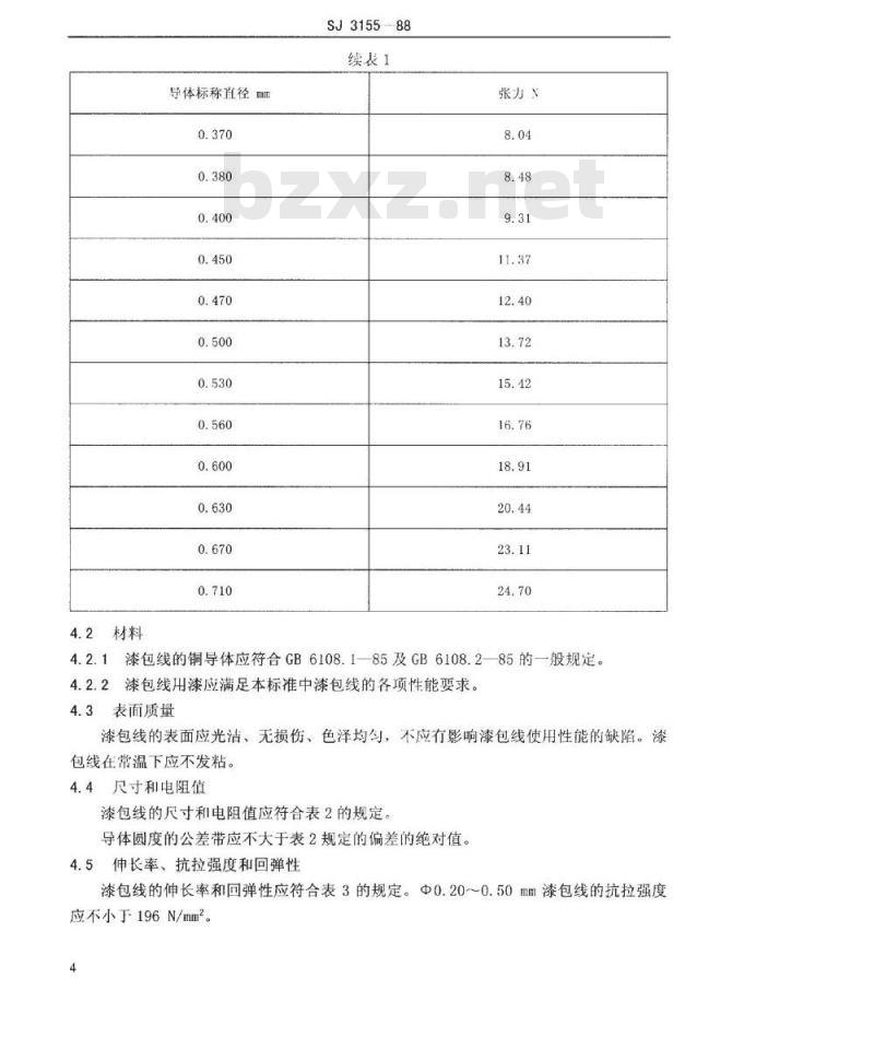 SJ 3155-1988 ＱＡＣＣ特种漆包圆铜线