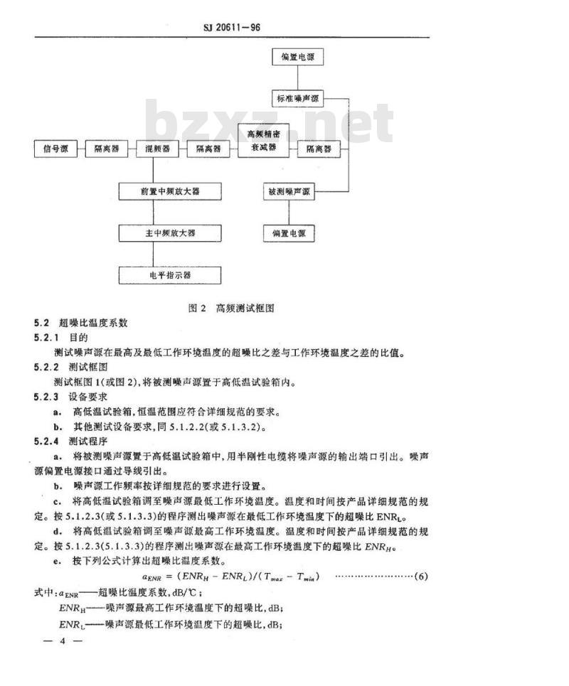 SJ 20611-1996 微波电路 固态噪声源测试方法