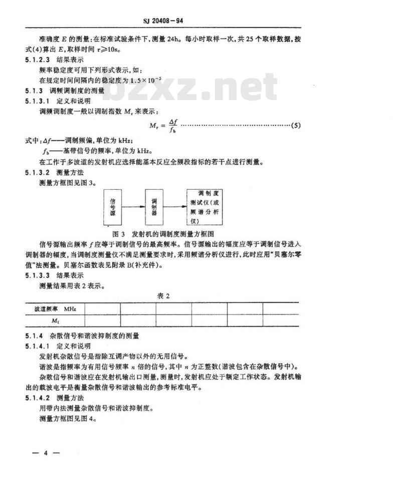 SJ 20408-1994 ＵＨＦ数字接力设备电性能测量方法