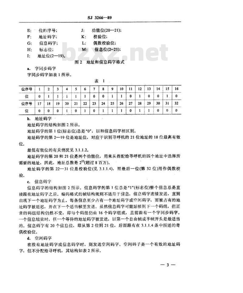 SJ 3266-1989 无线电寻呼系统体制