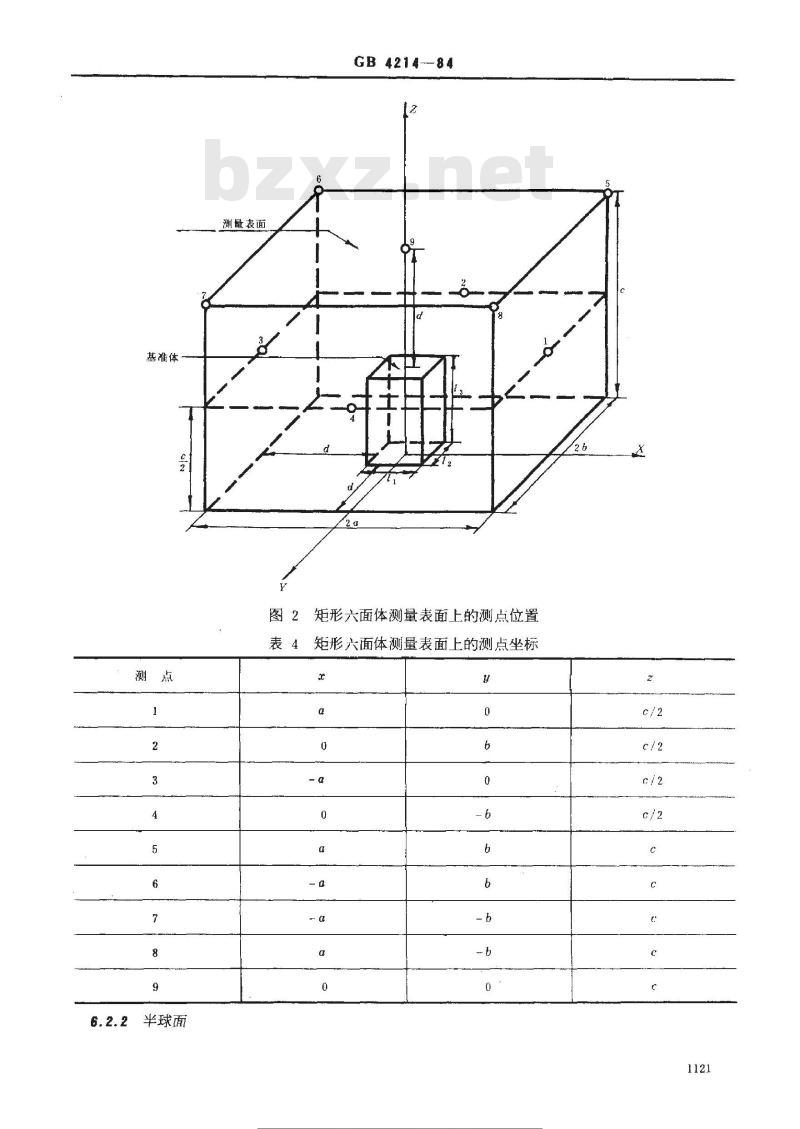 GB 4214-1984 家用电器噪声声功率级的测定