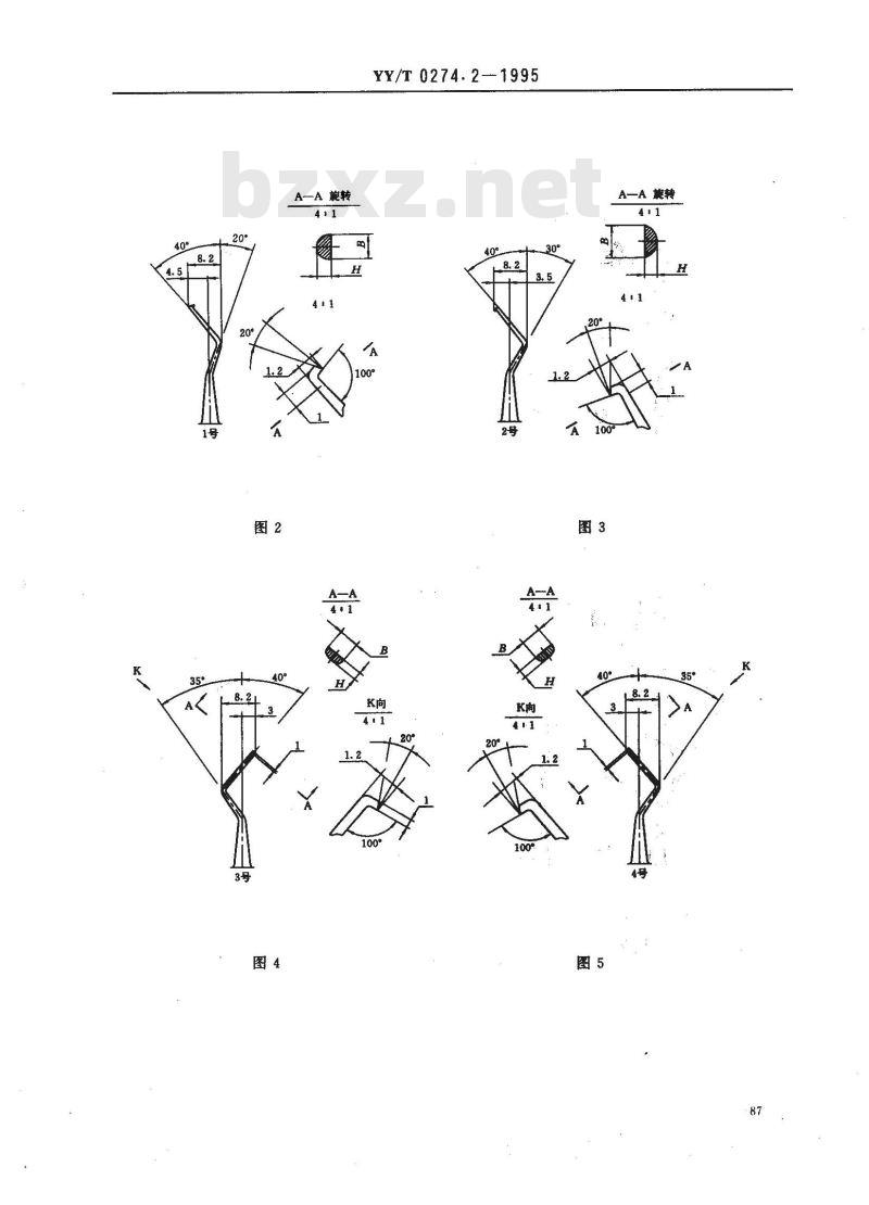 YY/T 0274.2-1995 牙科洁刮器械 洁治器
