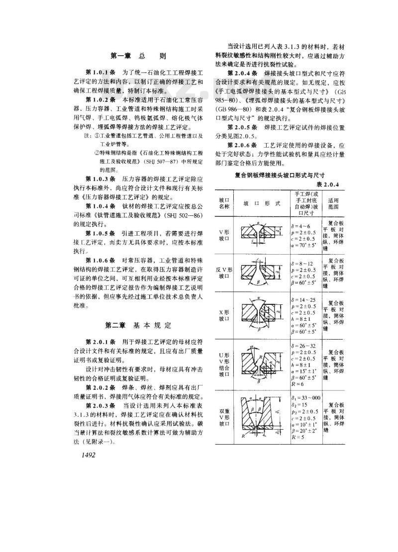 SHJ 509-1988 石油化工工程焊接工艺评定