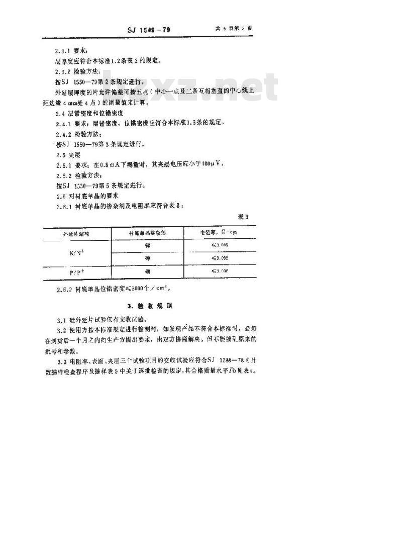 SJ 1549-1979 硅外延片(暂行)