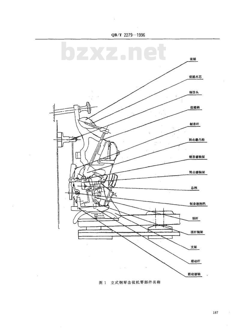 QB/T 2279-1996 钢琴击弦机