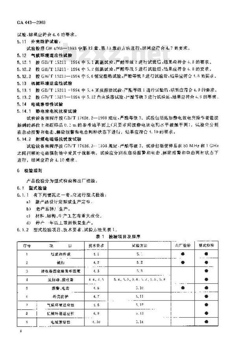 GA 443-2003 电子脚扣