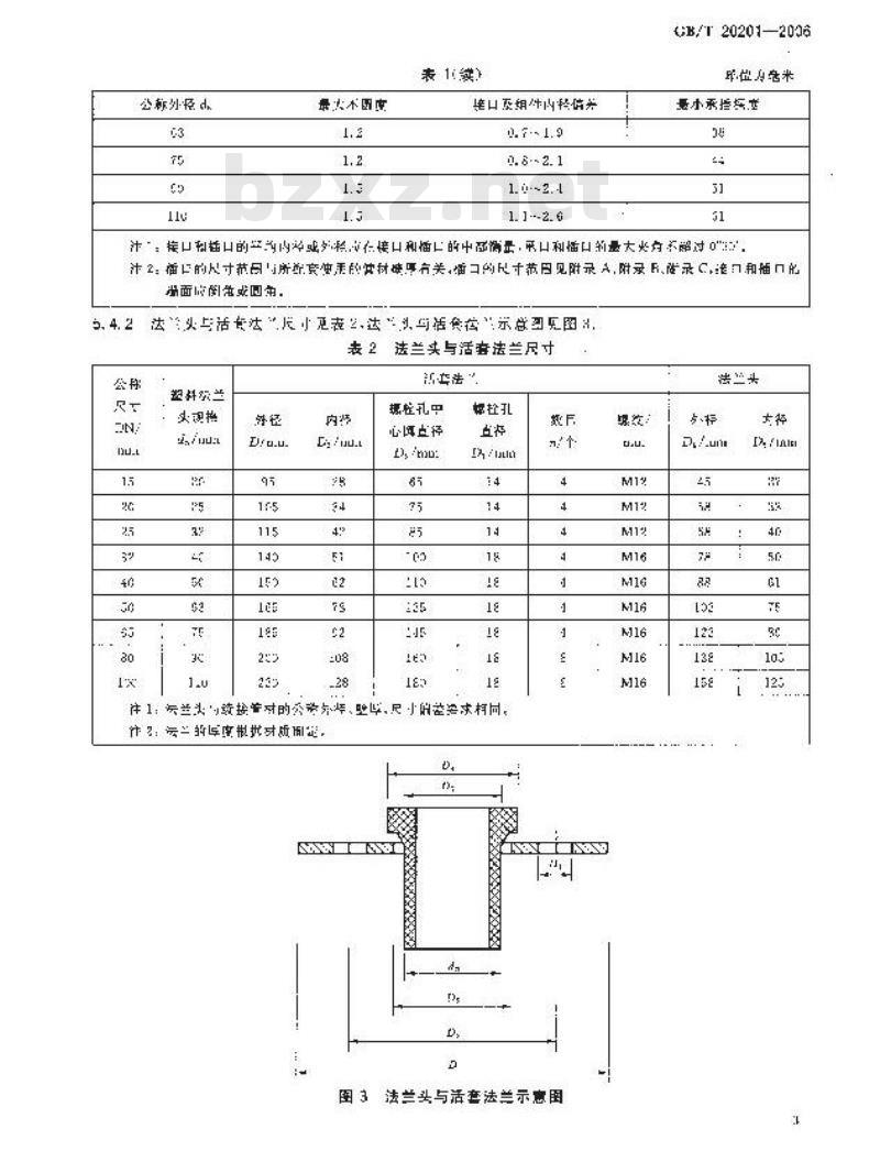 GB/T 20201-2006 灌溉用聚乙烯(PE)压力管机械连接管件