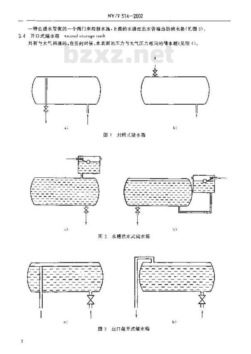 NY/T 514-2002 家用太阳热水器储水箱