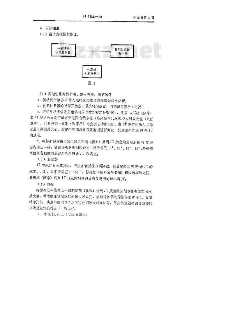SJ 1458-1979 电子计数器测试方法