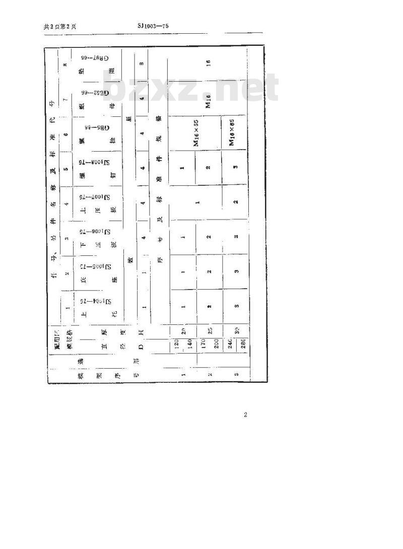 SJ 1003-1975 通用模架