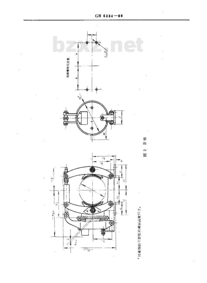 GB/T 6334-1986 直流电磁铁块式制动器