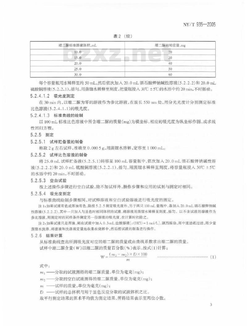 NY/T 935-2005 饲料级缩二脲