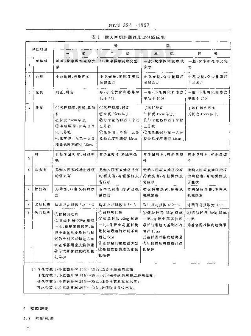 NY/T 324-1997 满天星切花