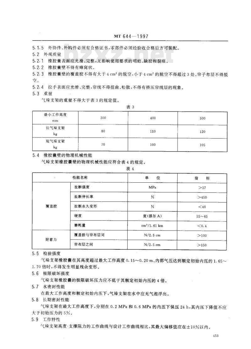 MT 644-1997 气垛支架