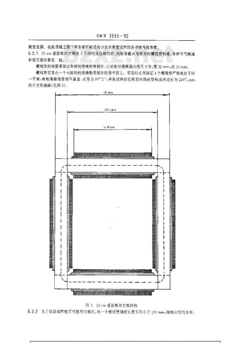 GB/T 3655-1992 电工钢片(带)磁、电和物理性能测量方法