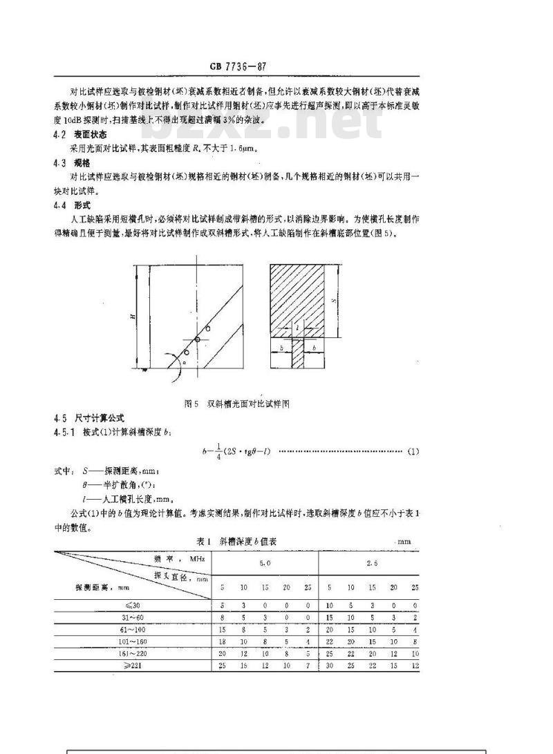 GB/T 7736-1987 钢的低倍组织及缺陷超声波检验法