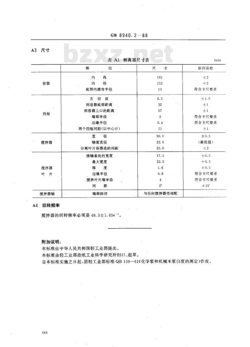 GB/T 8940.2-1988 纸浆白度测定法