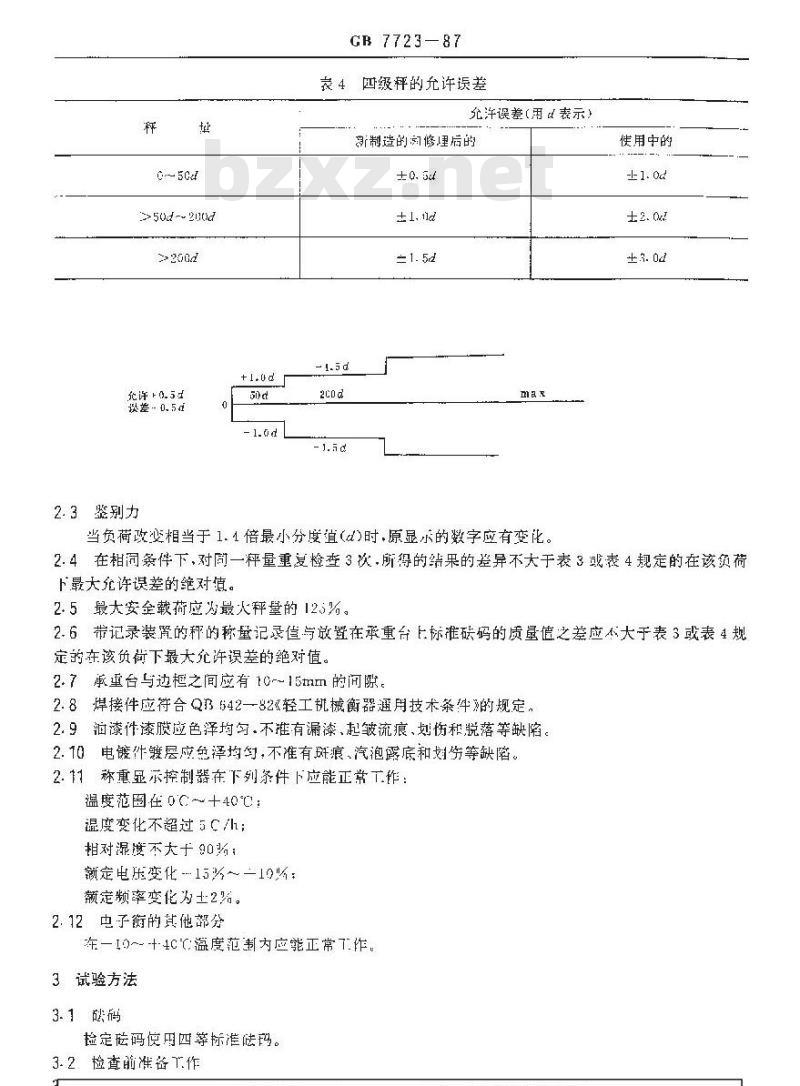 GB/T 7723-1987 固定式电子秤