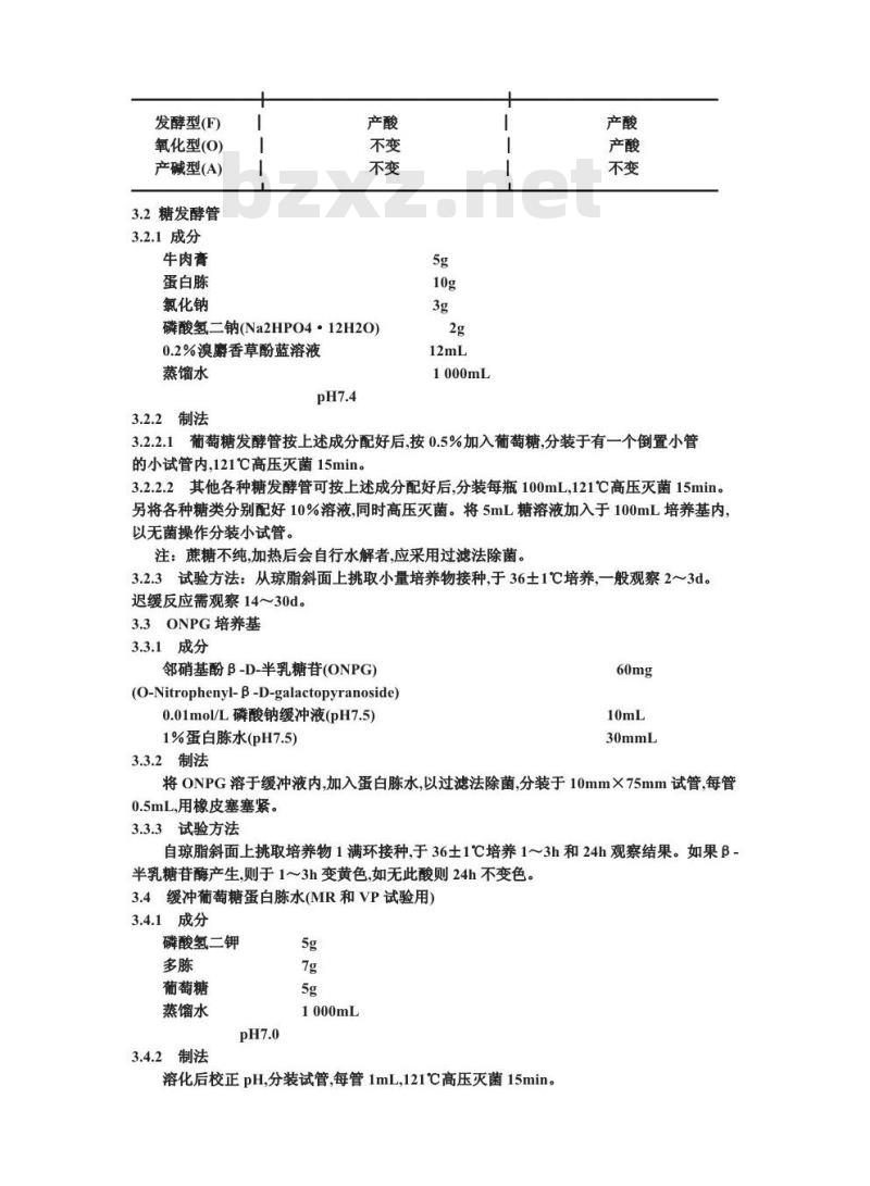 GB/T 4789.28-1994 食品卫生微生物学检验 染色法、培养基和试剂