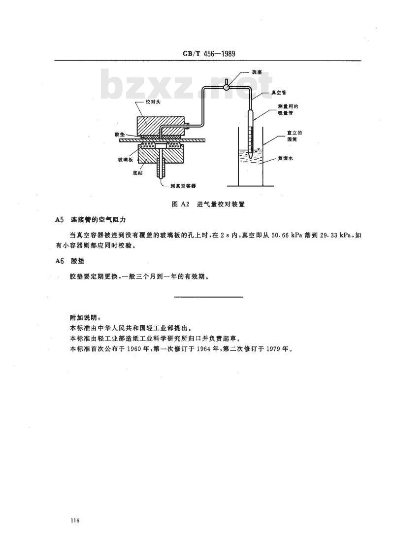 GB/T 456-1989 纸和纸板平滑度的测定法(别克法)