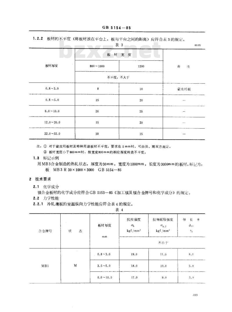 GB/T 5154-1985 镁合金板