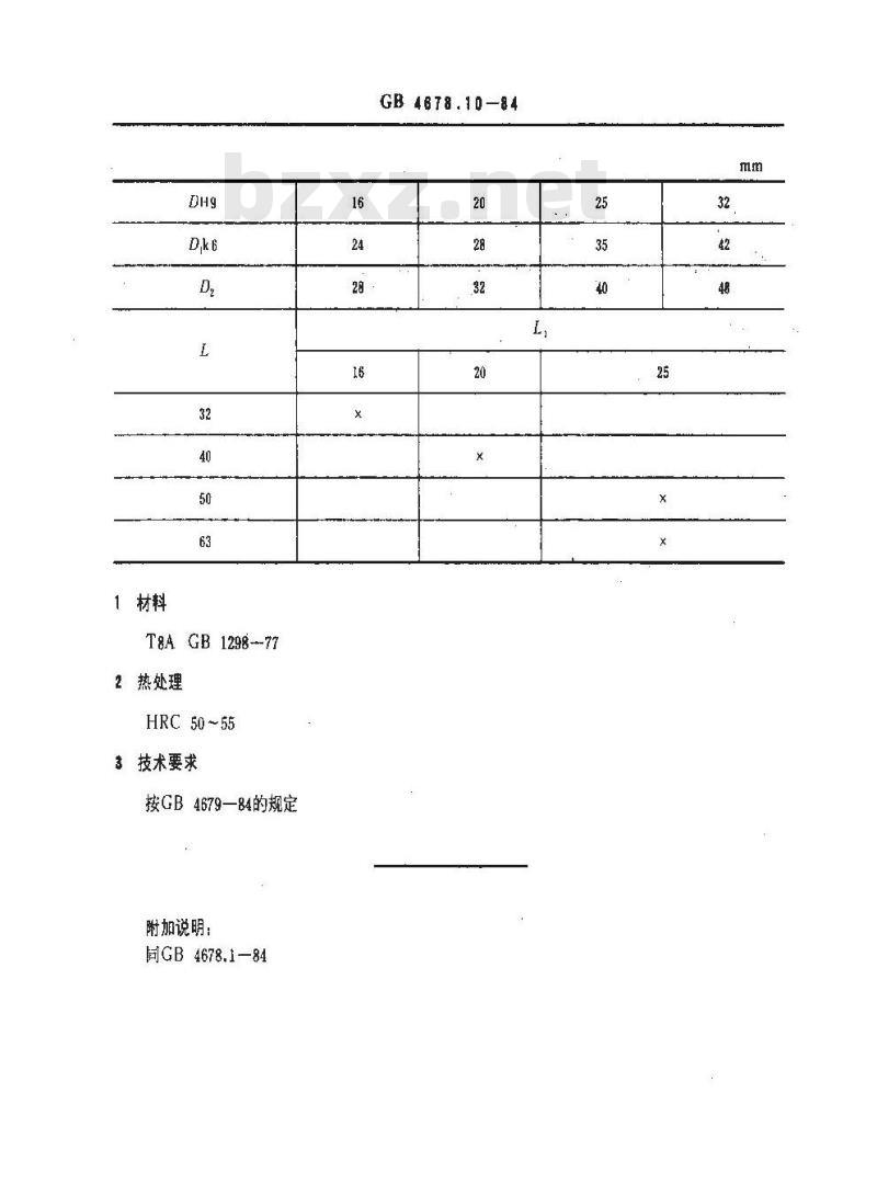 GB/T 4678.10-1984 压铸模零件 推板导套