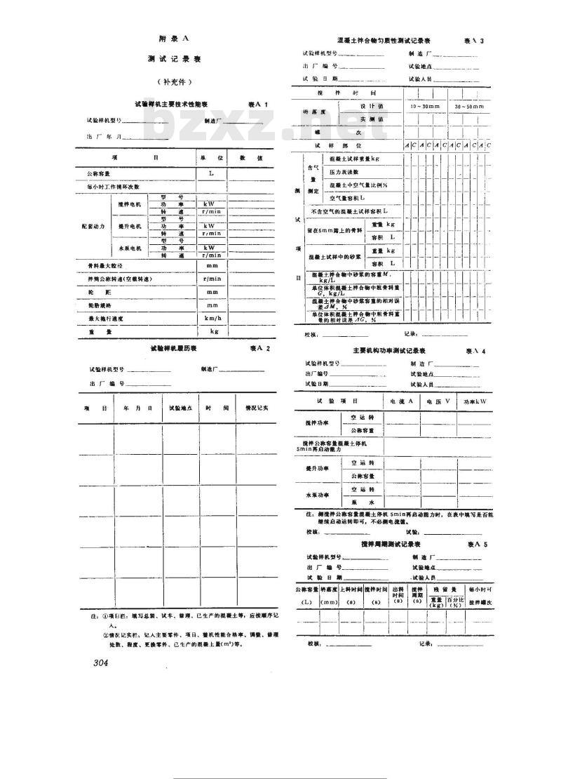 GB/T 4477-1995 混凝土搅拌机性能试验方法