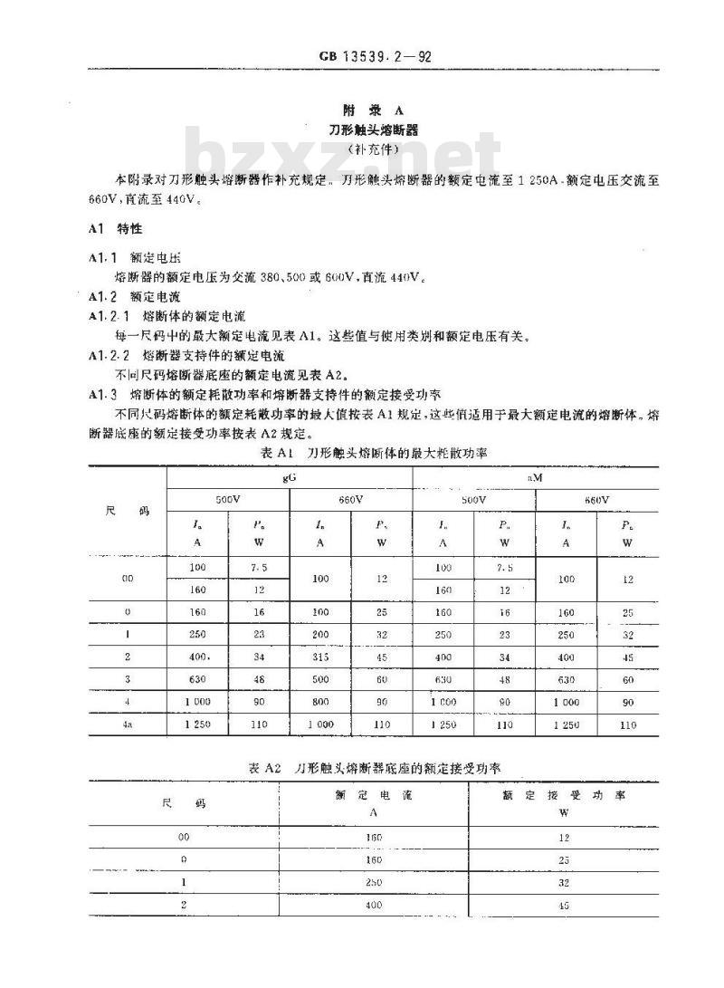 GB 13539.2-1992 低压熔断器 专职人员使用的熔断器的补充要求