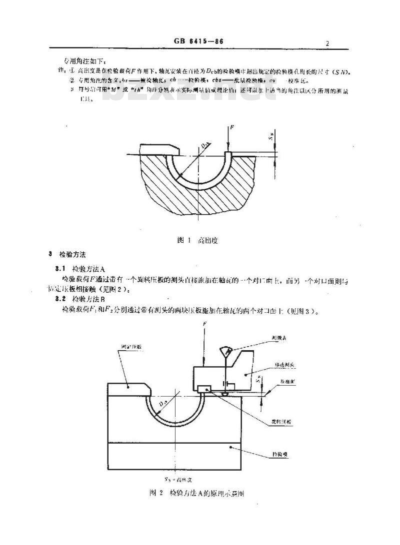 GB 6415-1986 滑动轴承薄壁轴瓦周长的检验方法