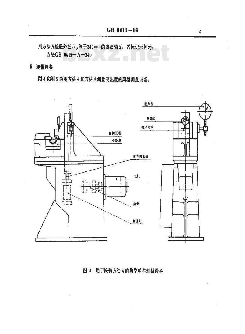 GB 6415-1986 滑动轴承薄壁轴瓦周长的检验方法
