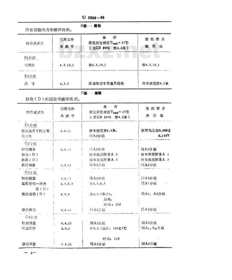 SJ 2906-1988 电子器件详细规范 厚膜混合集成电路ＣＨＭ７１０３高压限制电路