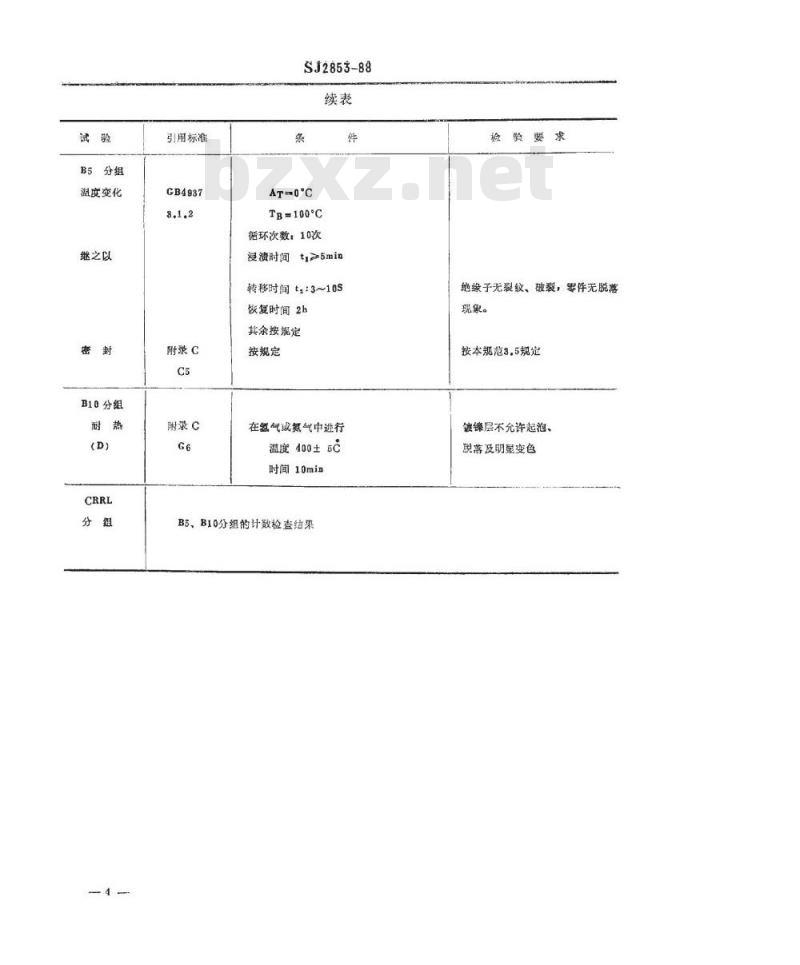 SJ 2853-1988 半导体分立器件 螺栓形管座管帽详细规范