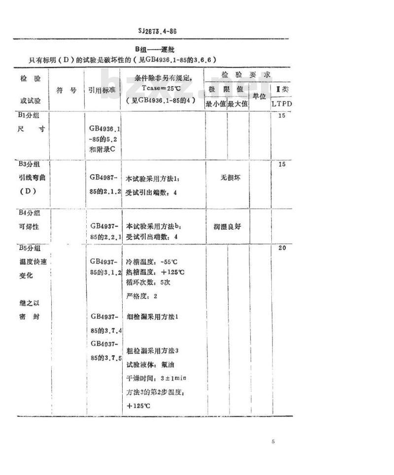 SJ 2673.4-1986 电子器件详细规范 ３ＤＡ３１４型４７０ＭＨｚ管壳额定的低电压双极型功率晶体管