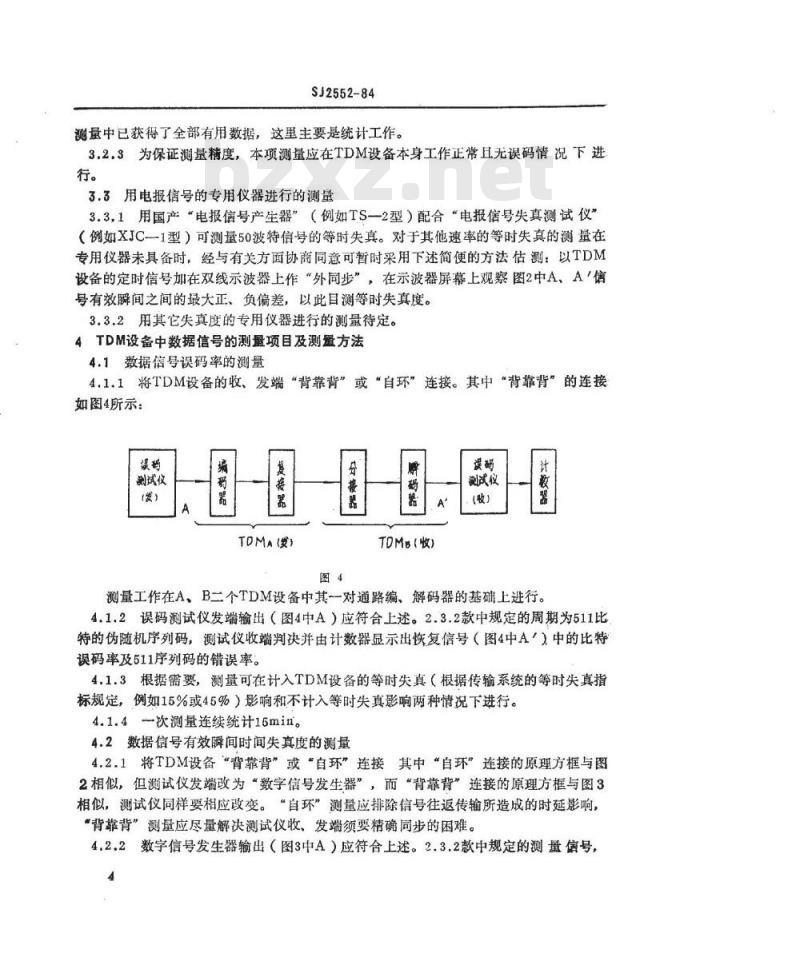 SJ 2552-1984 ３２Ｋｂｉｔ／ｓ、６４Ｋｂｉｔ／ｓ电报和数据传输时分多路复用设备电性能测量方法