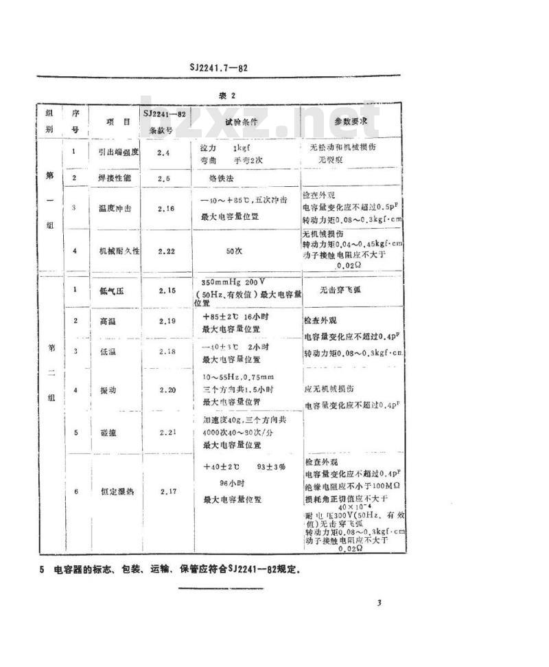 SJ 2241.7-1982 ＣＷＴ９Ｊ型同心型微调电容器
