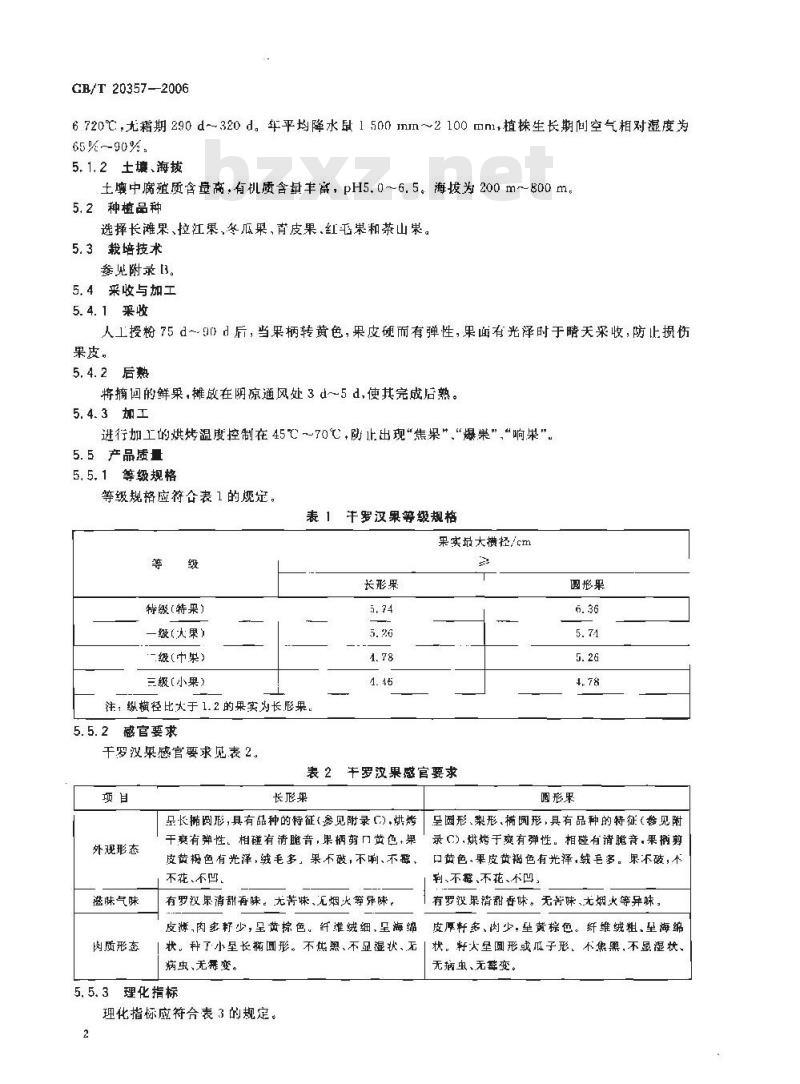 GB/T 20357-2006 地理标志产品 永福罗汉果