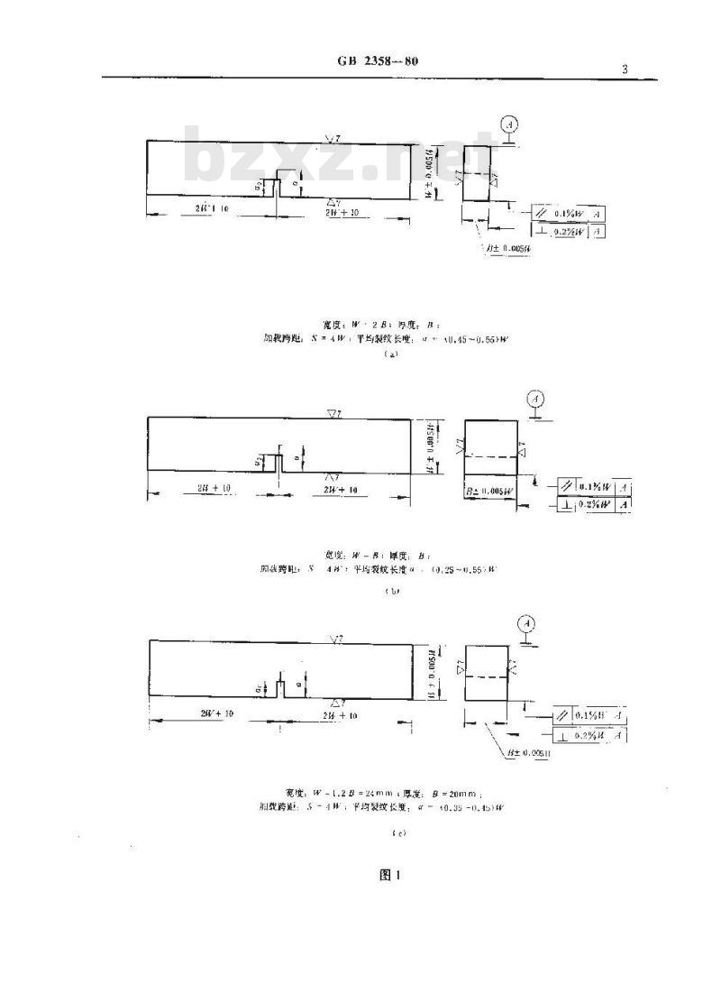 GB 2358-1980 裂纹张开位移(COD)试验方法