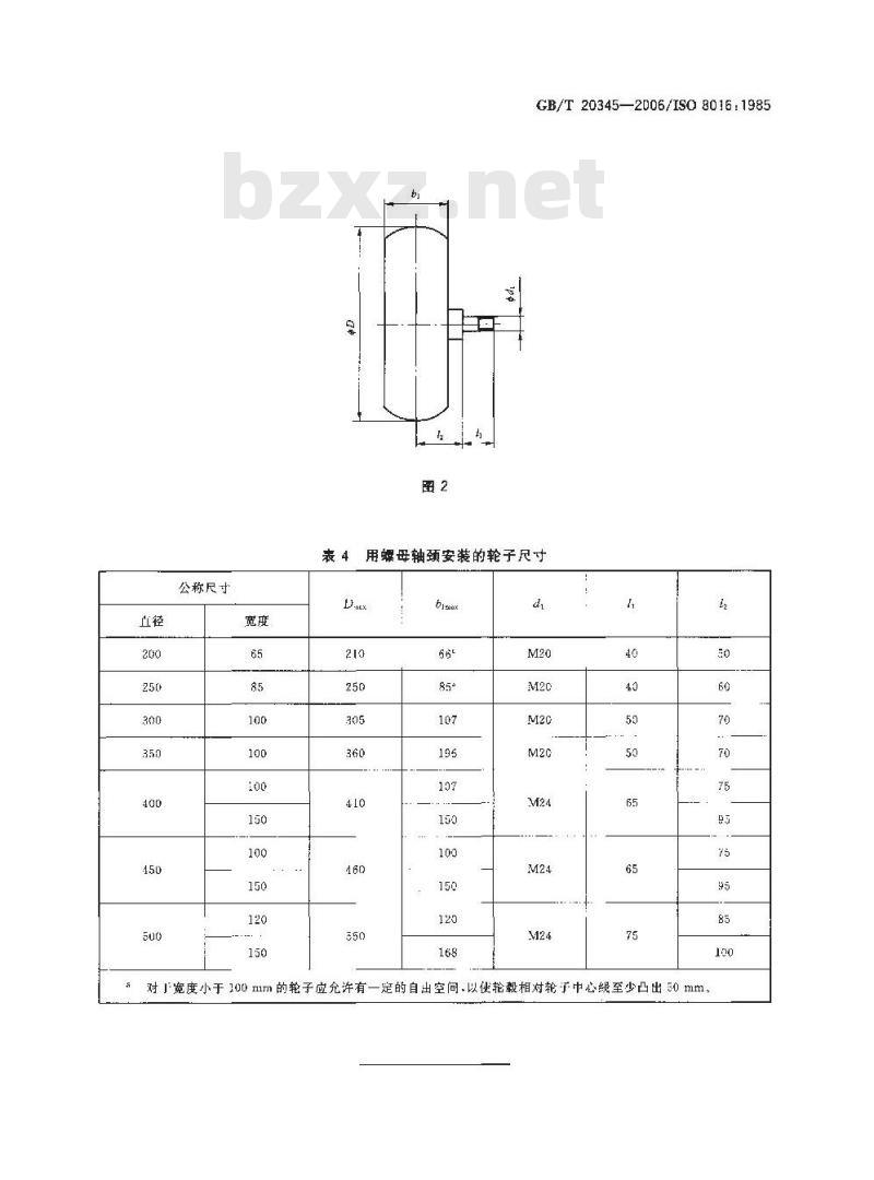 GB/T 20345-2006 农业机械 整体轮毂的轮子