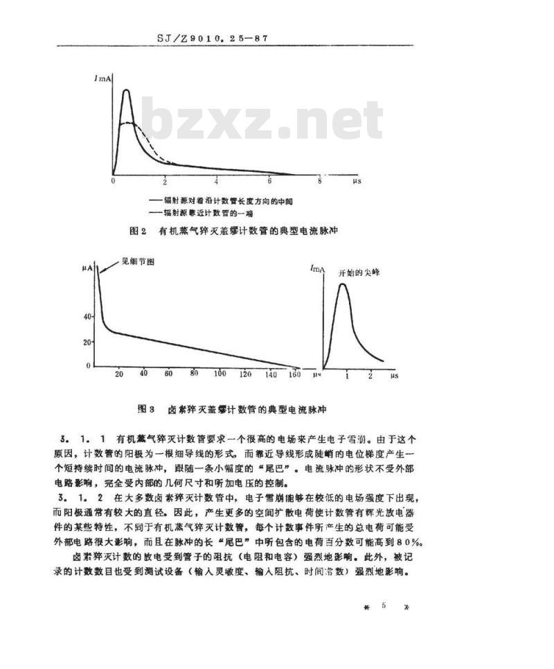 SJ/Z 9010.25-1987 电子管电性能的测试 第２５部分：盖缪计数管的测试方法