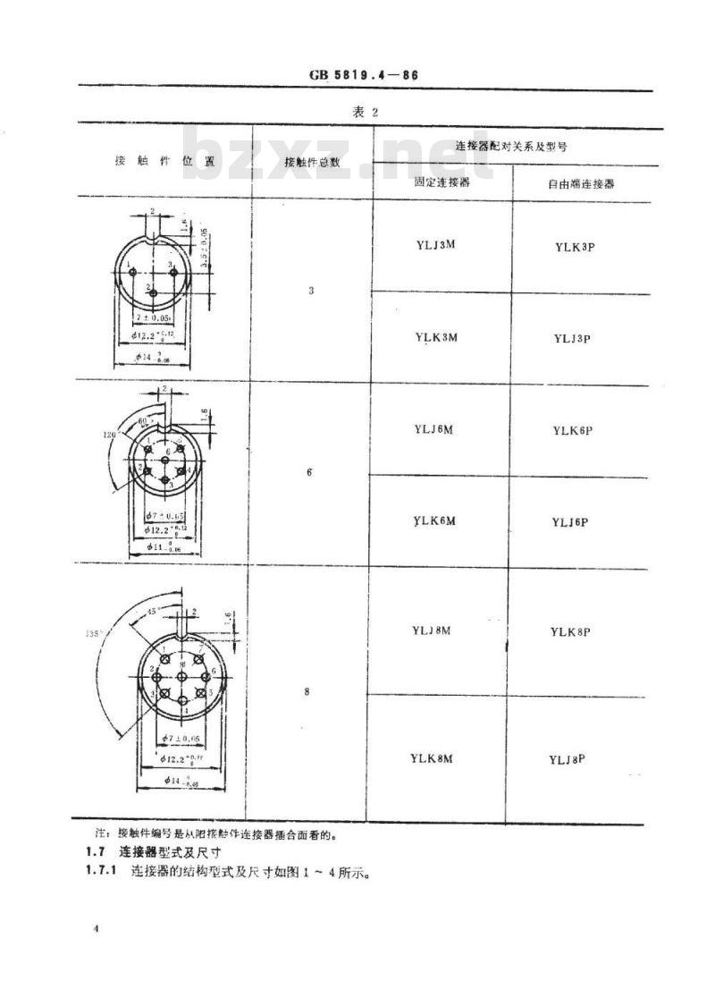 SJ/T 10769-1996 音响设备用圆形连接器详细规范 ＹＬ型圆形连接器(可供认证用)