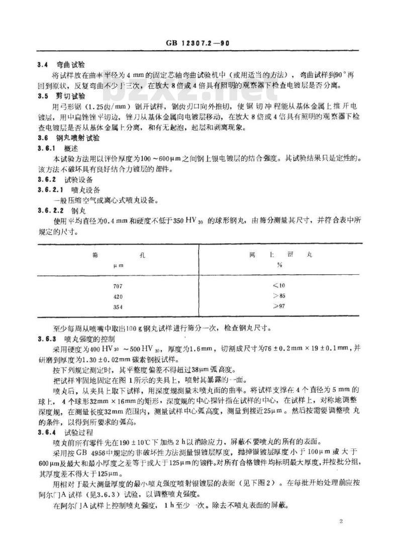 SJ/T 11112-1996 金属覆盖层 银和银合金电镀层试验方法 第２部分：结合强度试验