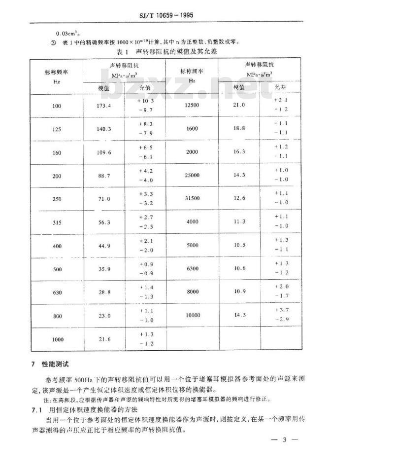 SJ/T 10659-1995 测量插入式耳机用堵塞耳模拟器