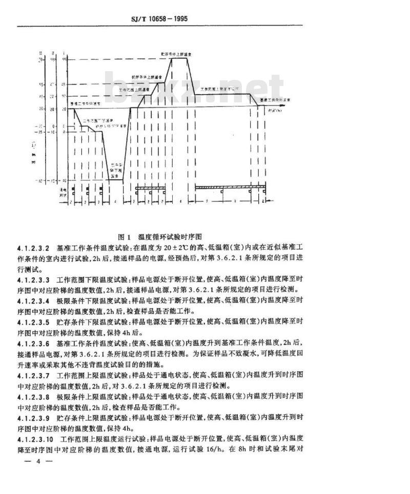 SJ/T 10658-1995 通用型应用电视设备环境要求及试验方法