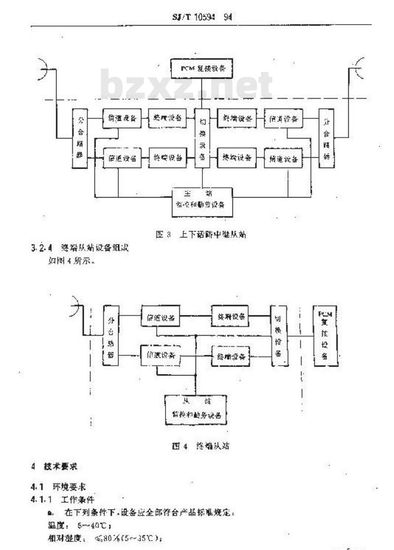 SJ/T 10594-1994 ７ＧＨｚ数字微波通信设备通用技术条件