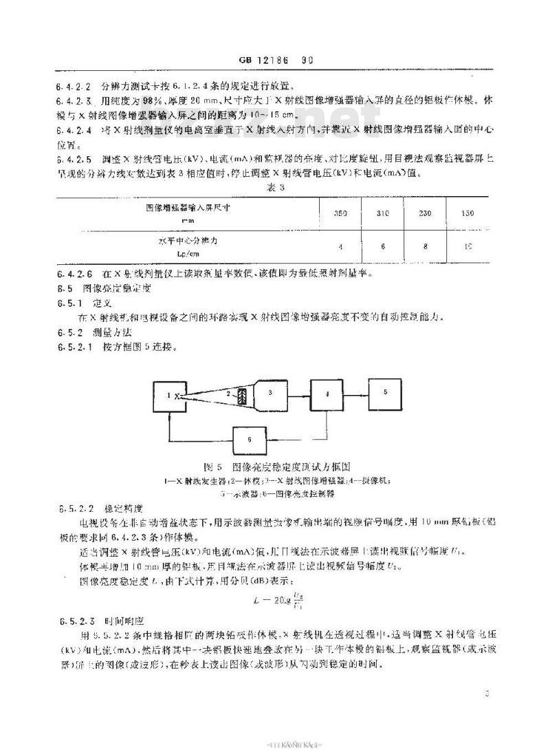 SJ/T 11094-1996 医用Ｘ射线图像增强器电视系统性能参数及测量方法