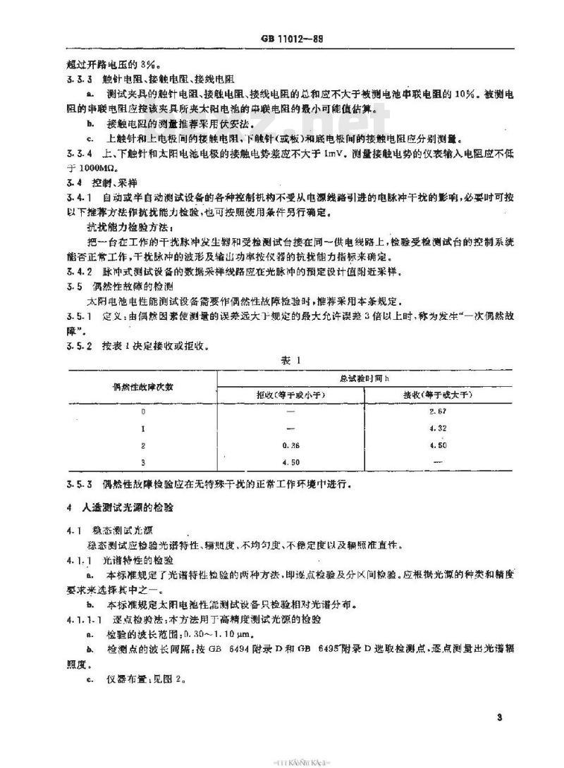 SJ/T 11061-1996 太阳电池电性能测试设备检验方法